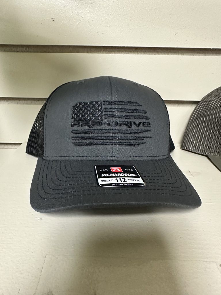 Sales/ Service - Outboard Hat Round- Distressed Black