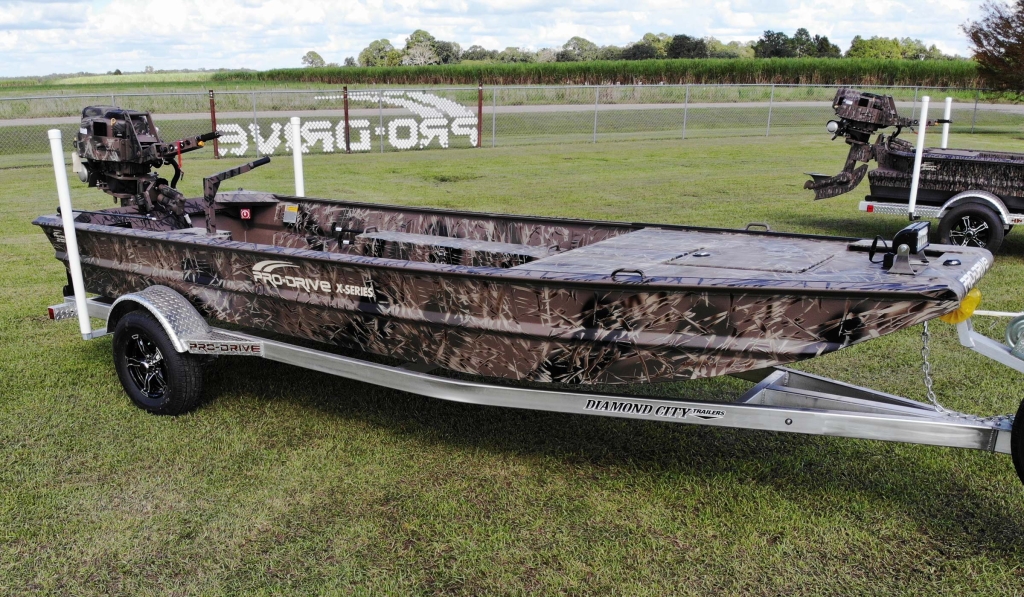 Camo Hunting Boats - Pro-Drive Outboards