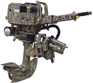 Timber Camo shallow water outboard